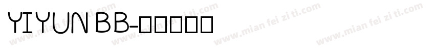 YIYUN BB字体转换